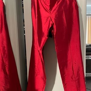 Escada red pants